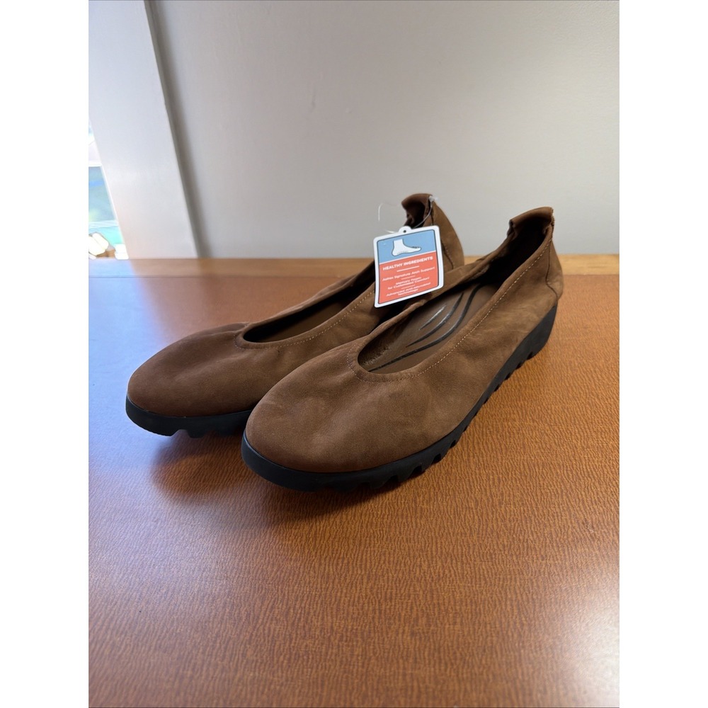 AETREX Brianna Ballet Flats Size 9 Color Scotch NWT